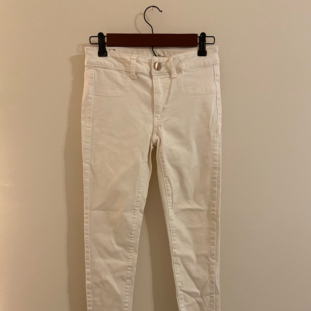 American Eagle White Jegging Jeans